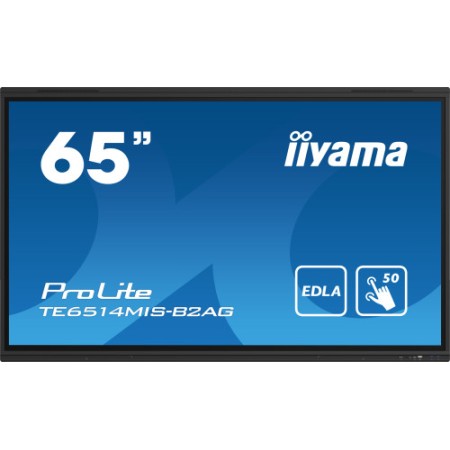 MONITOR IIYAMA 65″ IIWARE12E , ANDROID 13, 50-P, 3840X2160, UHD, FAN-LESS, MM 2X 8W + 2X 18W , MICRO 8X, HDMI 4X, HDMI-OUT, USB-