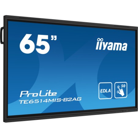 MONITOR IIYAMA 65″ IIWARE12E , ANDROID 13, 50-P, 3840X2160, UHD, FAN-LESS, MM 2X 8W + 2X 18W , MICRO 8X, HDMI 4X, HDMI-OUT, USB-