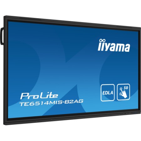 MONITOR IIYAMA 65″ IIWARE12E , ANDROID 13, 50-P, 3840X2160, UHD, FAN-LESS, MM 2X 8W + 2X 18W , MICRO 8X, HDMI 4X, HDMI-OUT, USB-