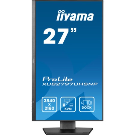 MONITOR IIYAMA 27 PULGADAS, IPS, DOCK, KVM, 96W, 3X3.2 1XC