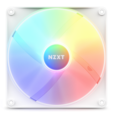 NZXT F140 RGB Core Carcasa del ordenador Ventilador 14 cm Blanco 1 pieza(s)