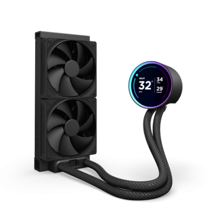 NZXT Kraken Elite 240 Procesador Sistema de refrigeración líquida todo en uno 12 cm Negro 1 pieza(s)