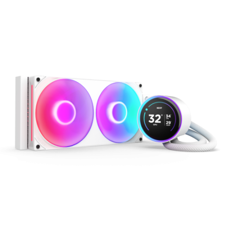 NZXT Kraken Elite 280 RGB Procesador Sistema de refrigeración líquida todo en uno 14 cm Blanco 1 pieza(s)