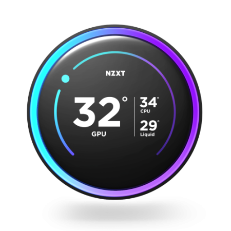 NZXT Kraken Elite 360 RGB Procesador Sistema de refrigeración líquida todo en uno 12 cm Negro 1 pieza(s)