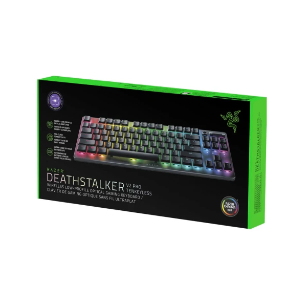 TECLADO RAZER DEATHSTALKER V2 PRO TENKEYLESS (ESPAÑOL) (RZ03-04371100-R311)