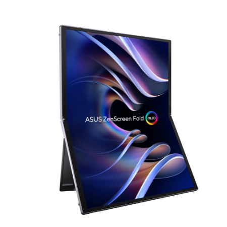 ASUS ZenScreen Fold OLED MQ17QH pantalla para PC 43,9 cm (17.3″) 2560 x 1920 Pixeles Quad HD Plata