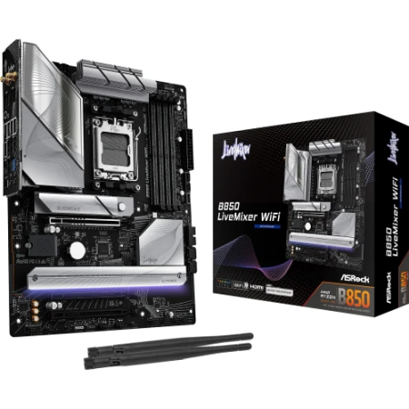 PLACA ASROCK B850 LIVEMIXER WIFI,AMD,AM5,B850,USB20G,WIFI7,ATX