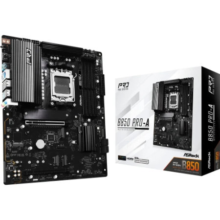 PLACA ASROCK B850 PRO-A,AMD,AM5,B850,USB20G,ATX
