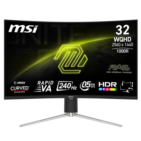 MSI MAG 325CQRXF E2 pantalla para PC 80 cm (31.5″) 2560 x 1440 Pixeles Wide Quad HD LED Negro