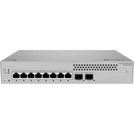 HUAWEI DATA COMMUNICATION,S220S 8T2J,S220S 8T2J,S220S 8T2J 8 10 100 1000BASE T PORTS, 2 2.5GE SFP PORTS, BUILT IN AC POWER, FANL