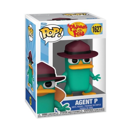 Funko pop disney: phineas & ferb -  agent p