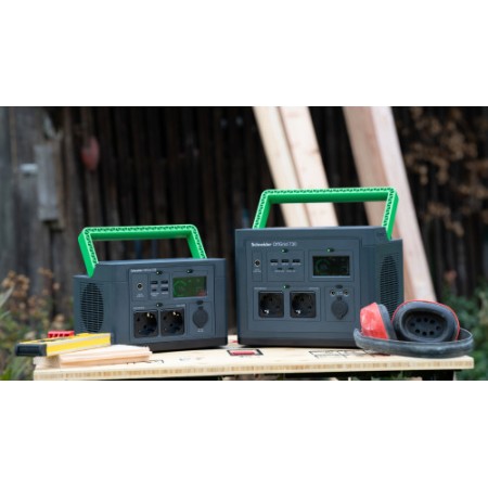 SCHNEIDER OFFGRID PORTABLE POWER STATION 730, 738WH LITHIUM-ION, 2 SCHUKO, SINEWAVE
