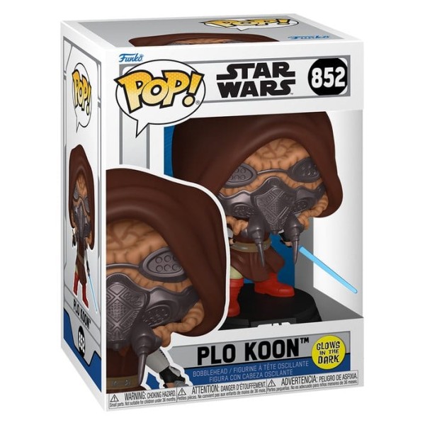 Funko pop star wars: plo koon (glow)