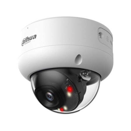 (DH-IPC-HDBW3849EP-S-IL-0280B) DAHUA CAMARA IP DOMO ANTIVANDALICA 8MP WIZSENSE SMART DUAL LIGHT ACUPICK INTELIGENCIA ARTIFICIAL 