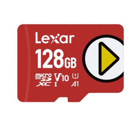 LEXAR 128GB PLAY MICROSDXC™ UHS-I CARDS, UP TO 205MB/S READ, 140MB/S WRITE, C10 A2 V30 U3