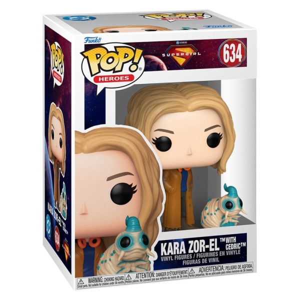 Funko pop movie: supergirl  kara zor - el with cedric