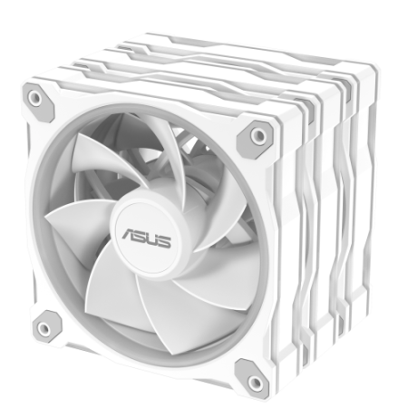 ASUS Prime MR120 Fan ARGB Reverse White 3in1 Carcasa del ordenador Ventilador 12 cm Blanco 3 pieza(s)