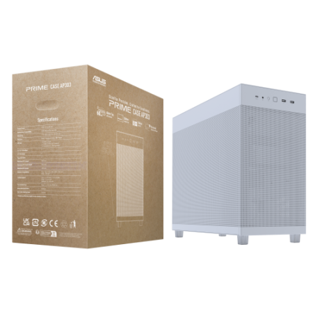 ASUS PRIME AP303 Mesh Midi Tower Blanco