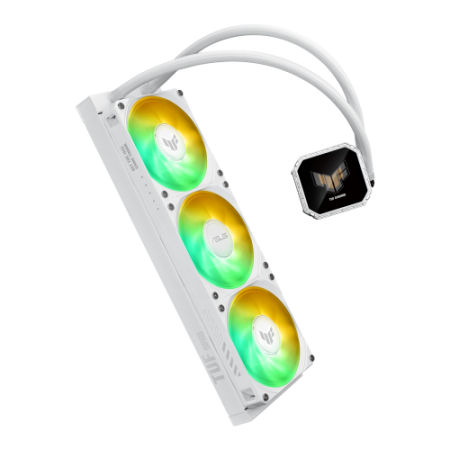 ASUS TUF Gaming LC III 360 ARGB LCD White Edition Carcasa del ordenador Sistema de refrigeración líquida todo en uno 12 cm Blanc