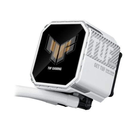 ASUS TUF Gaming LC III 360 ARGB LCD White Edition Carcasa del ordenador Sistema de refrigeración líquida todo en uno 12 cm Blanc