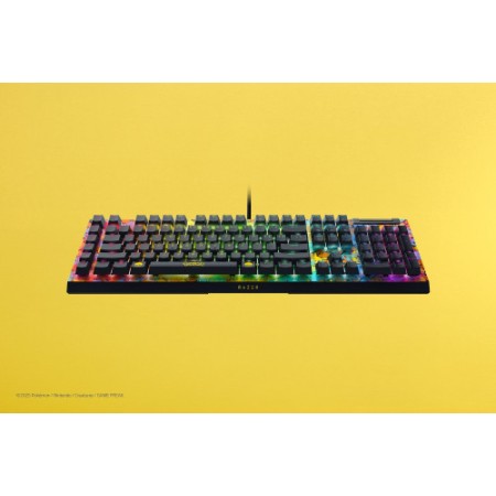 TECLADO RAZER BLACKWIDOW V4 X GREEN SWITCH POKEMON KANTO STARTERS (US LAYOUT) (RZ03-04704200-R3M1)