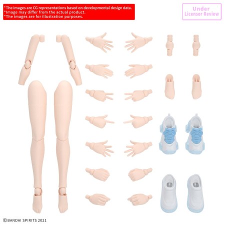Accesorio maqueta bandai 30ms opt body p arm & legs s  col a