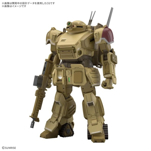 Maqueta bandai hg scopedog the grey witch desert color