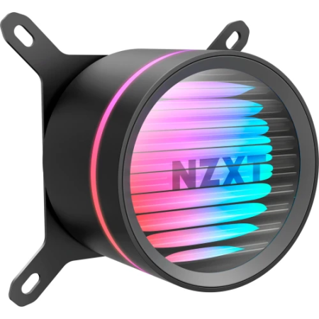 NZXT KRAKEN CORE RGB - 240MM AIO LIQUID COOLER WITH RGB CAP & RGB CORE FAN (BLACK) RL-KR24C-B1