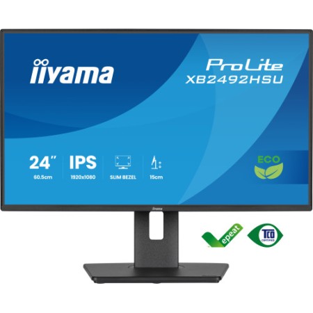 MONITOR IYAMA PROLITE XB2492HSU-B1, 61 CM (24″), 1080 X 1920 PIXELES, QUAD HD, LED, 3 MS, NEGRO