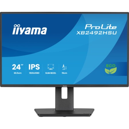 MONITOR IYAMA PROLITE XB2492HSU-B1, 61 CM (24″), 1080 X 1920 PIXELES, QUAD HD, LED, 3 MS, NEGRO