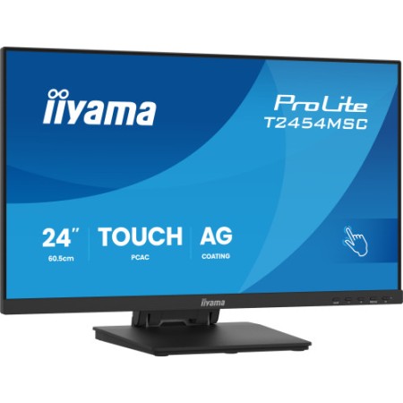 MONITOR IIYAMA PROLITE T2454MSC-B1AG, 60,5 CM (23.8″), 1920 X 1080 PIXELES, FULL HD, LED, 4 MS, NEGRO