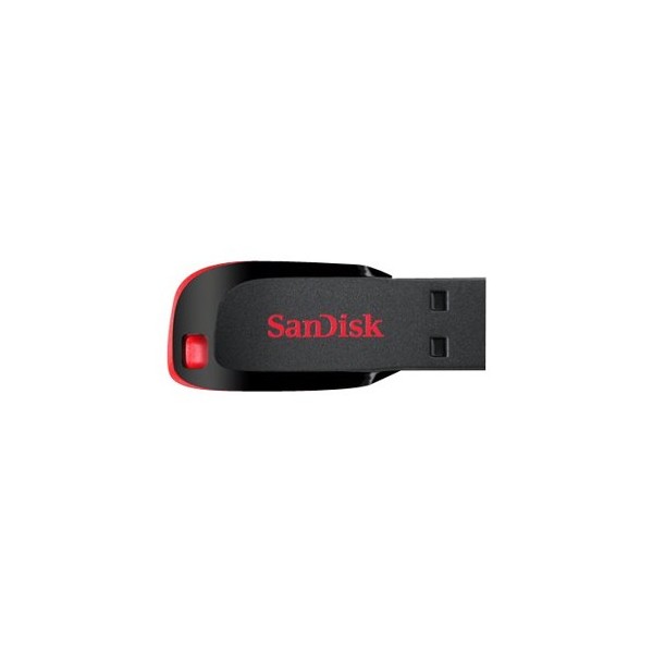 Memoria usb 2.0 sandisk 128gb cruzer blade rojo