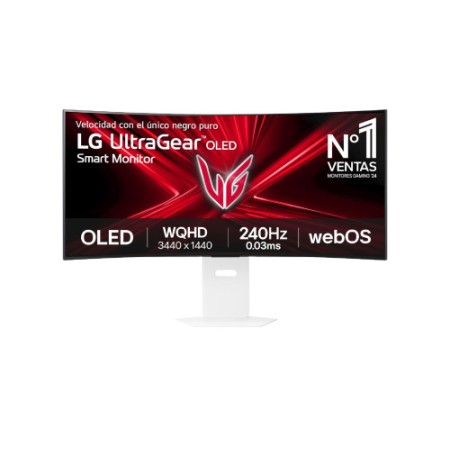 LG 39GX90SA-W pantalla para PC 99,1 cm (39″) 3440 x 1440 Pixeles Wide Quad HD OLED Blanco