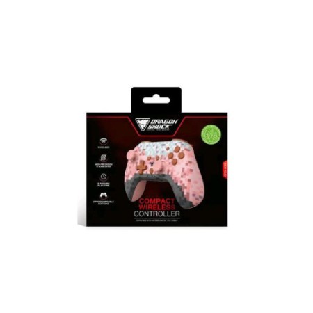 DRAGONSHOCK - POPTOP COMPACT BT WIRELESS CONTROLLER PINK CUBE FOR PC & MOBILE/ COMPATIBLE NINTENDO SWITCH & SWITCH 2