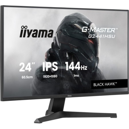 MONITOR IIYAMA 24 PULGADAS RESOLUCION FULL HD (1920X1080), PANEL IPS, 1 MS (MPRT), 75 HZ, BRILLO 250, CONTRASTE 1000:1, HDMI, DI