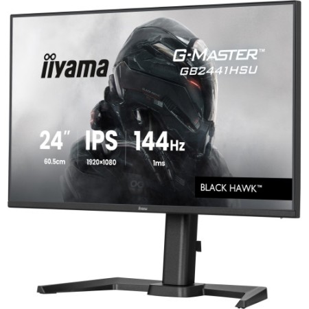 MONITOR IIYAMA 24 PULGADAS RESOLUCIÓN FULL HD (1920X1080), PANEL IPS, 1 MS (MPRT), 100 HZ, BRILLO 250, CONTRASTE 1300:1, HDMI, D