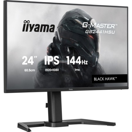 MONITOR IIYAMA 24 PULGADAS RESOLUCIÓN FULL HD (1920X1080), PANEL IPS, 1 MS (MPRT), 100 HZ, BRILLO 250, CONTRASTE 1300:1, HDMI, D