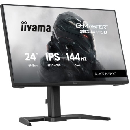 MONITOR IIYAMA 24 PULGADAS RESOLUCIÓN FULL HD (1920X1080), PANEL IPS, 1 MS (MPRT), 100 HZ, BRILLO 250, CONTRASTE 1300:1, HDMI, D