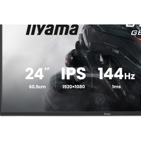MONITOR IIYAMA 24 PULGADAS RESOLUCIÓN FULL HD (1920X1080), PANEL IPS, 1 MS (MPRT), 100 HZ, BRILLO 250, CONTRASTE 1300:1, HDMI, D