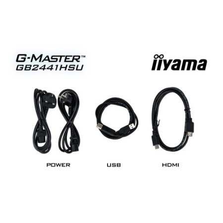 MONITOR IIYAMA 24 PULGADAS RESOLUCIÓN FULL HD (1920X1080), PANEL IPS, 1 MS (MPRT), 100 HZ, BRILLO 250, CONTRASTE 1300:1, HDMI, D