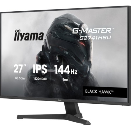 MONITOR IIYAMA 27 PULGADAS RESOLUCION FULL HD (1920X1080), PANEL IPS, 1 MS (MPRT), 75 HZ, BRILLO 250, CONTRASTE 1000:1, HDMI, DI