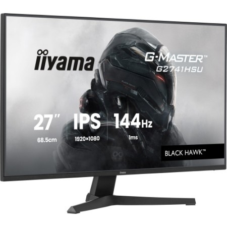 MONITOR IIYAMA 27 PULGADAS RESOLUCION FULL HD (1920X1080), PANEL IPS, 1 MS (MPRT), 75 HZ, BRILLO 250, CONTRASTE 1000:1, HDMI, DI