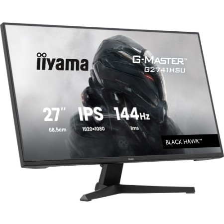 MONITOR IIYAMA 27 PULGADAS RESOLUCION FULL HD (1920X1080), PANEL IPS, 1 MS (MPRT), 75 HZ, BRILLO 250, CONTRASTE 1000:1, HDMI, DI