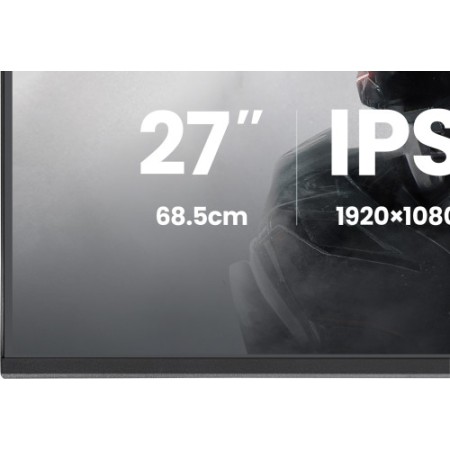 MONITOR IIYAMA 27 PULGADAS RESOLUCION FULL HD (1920X1080), PANEL IPS, 1 MS (MPRT), 75 HZ, BRILLO 250, CONTRASTE 1000:1, HDMI, DI