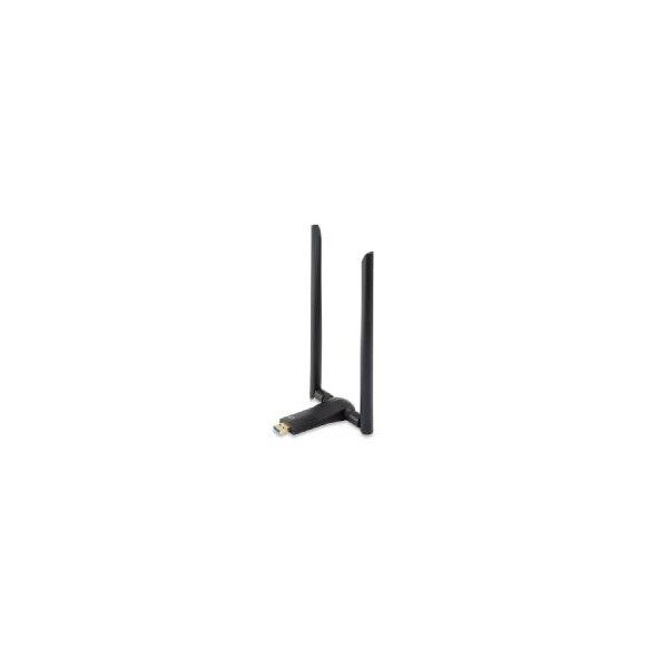 Adaptador wifi usb 3.0 dualband level one  ac1200 300mb en 24ghz y 867mb en 5ghz usb 3.0 2 antenas desmontables