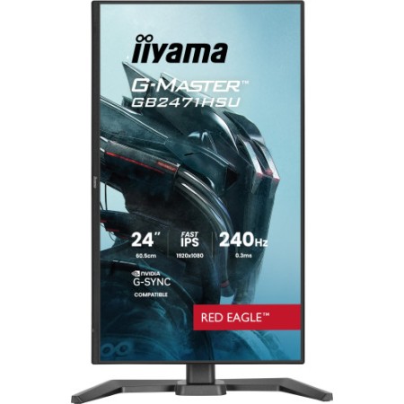 MONITOR IIYAMA 24 PULGADAS RESOLUCION FULL HD (1920X1080), PANEL FAST IPS, 0,8 MS (MPRT), 240 HZ, BRILLO 250, CONTRASTE 1100:1, 