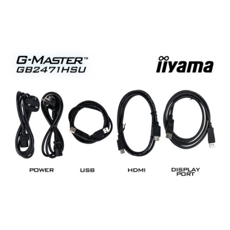 MONITOR IIYAMA 24 PULGADAS RESOLUCION FULL HD (1920X1080), PANEL FAST IPS, 0,8 MS (MPRT), 240 HZ, BRILLO 250, CONTRASTE 1100:1, 