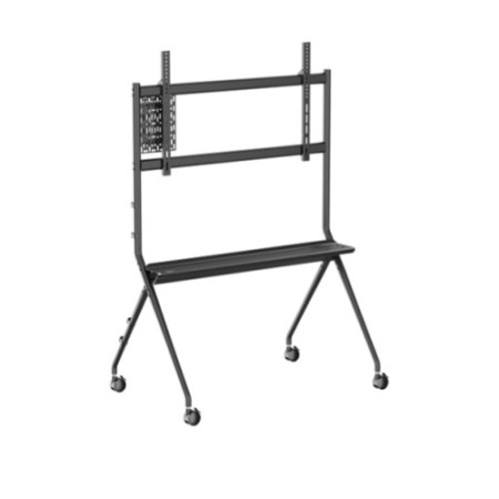 VOGELS 7410210 ESSENTIAL MEETING ROOM TROLLEY 65-98″ 120 KG WITH SHELVE AND MINI PC ADAPTER VESA UP TO 1100x600