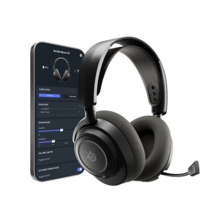 Steelseries Arctis Nova 7X Wireless Gen 2 Auriculares Inalámbrico Diadema Juego Bluetooth Negro