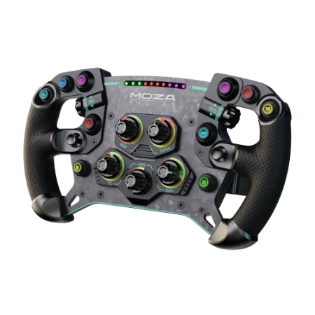 Moza Racing RS056 mando y volante Negro